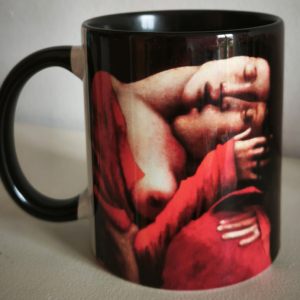 "Lovers in Red" mug